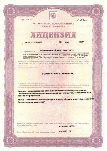 Лицензия